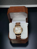 Men's Quartz Movement Round Analogue Watch with Textured Strap - 1 Pc