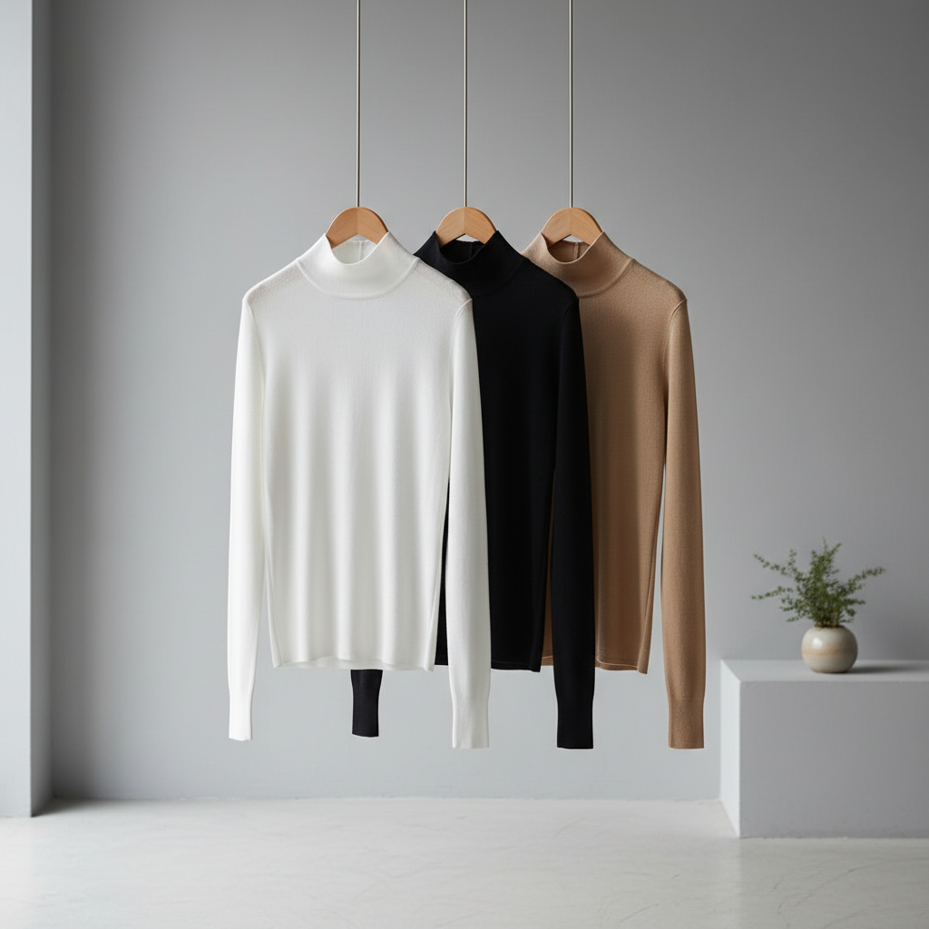 High Neck Tops on Hangers