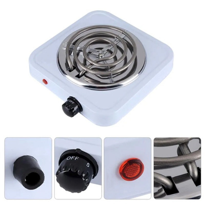 1000W Electric Hot Plate Cooktop – Non-Stick, Single Burner