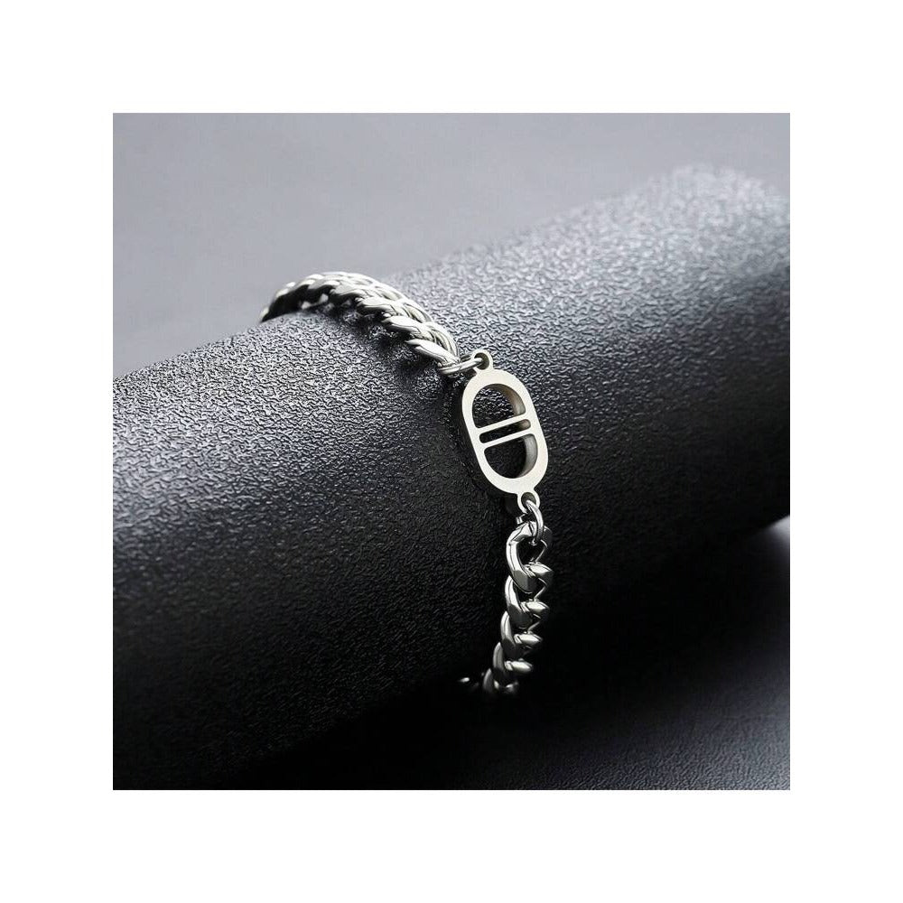 Cuban Link Chain Bracelet – Stainless Steel, Waterproof & Non-Tarnish