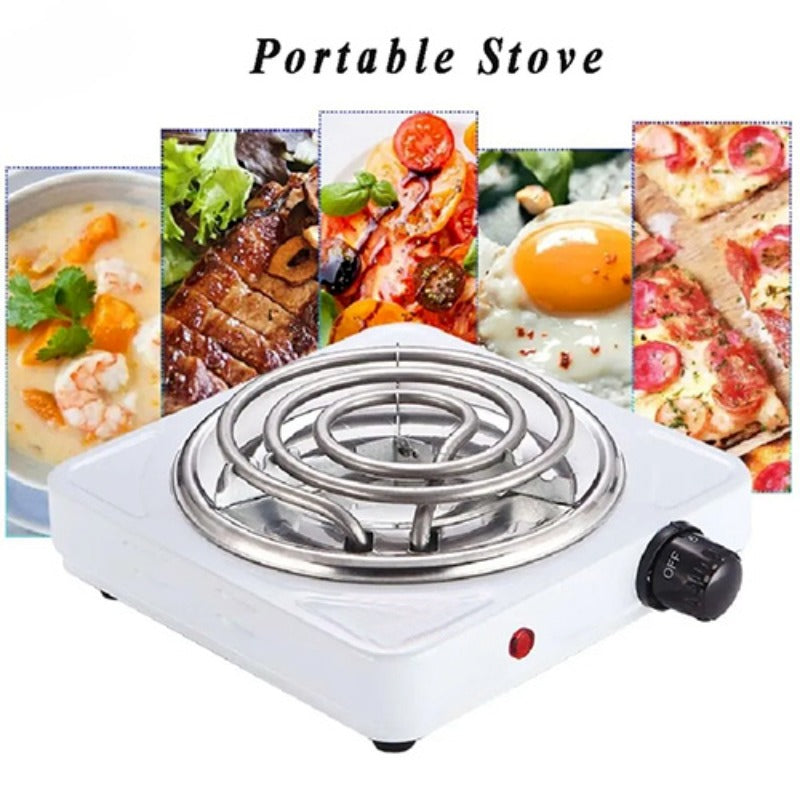 1000W Electric Hot Plate Cooktop – Non-Stick, Single Burner