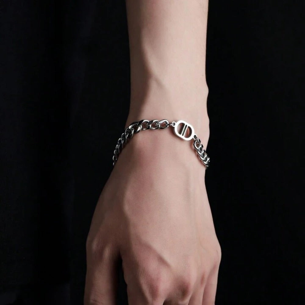 Cuban Link Chain Bracelet – Stainless Steel, Waterproof & Non-Tarnish