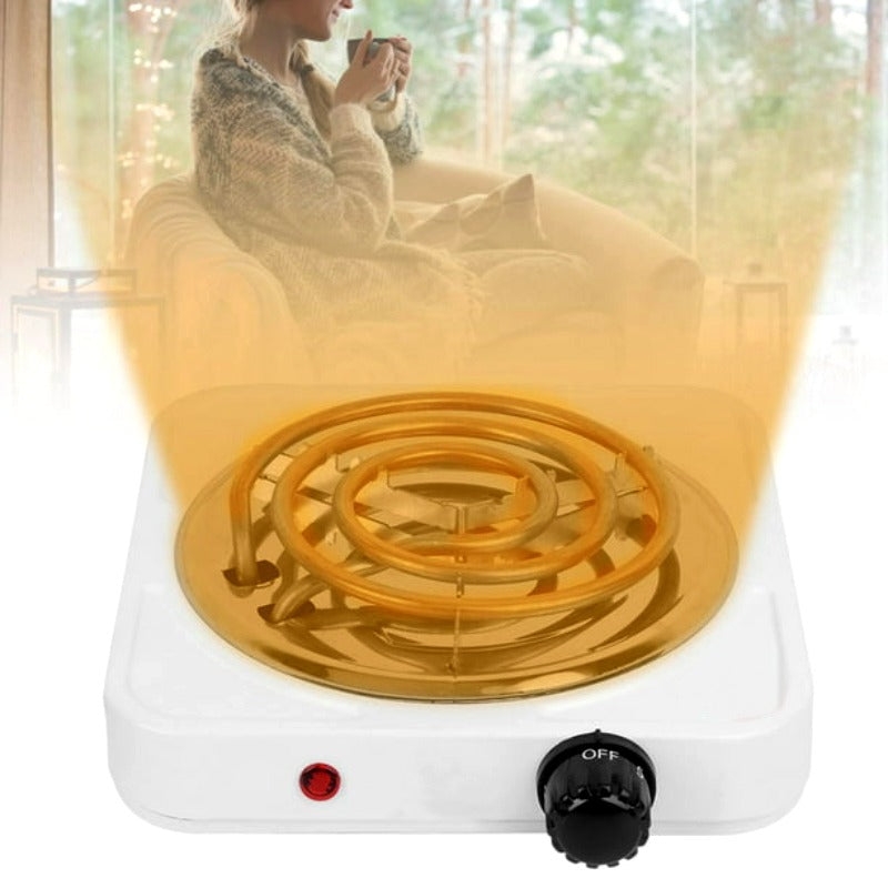 1000W Electric Hot Plate Cooktop – Non-Stick, Single Burner
